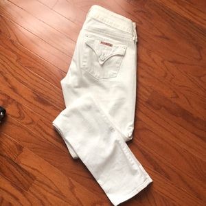 Hudson white jeans
